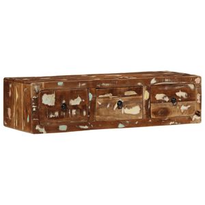 vidaXL Sieninė televizoriaus spintelė, 100x32x25cm, perdirbta mediena