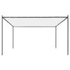 vidaXL Pavėsinė su stogu, baltos spalvos, 4x4m, 180g/㎡