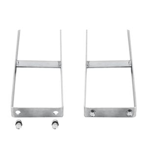 vidaXL Tvoros smaigai, 2vnt., plienas, WPC tvoroms, 40cm