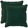 vidaXL Pagalvėlės užvalkalas 2 pcs HOUTEN Tamsiai žalia 40 x 40 cm