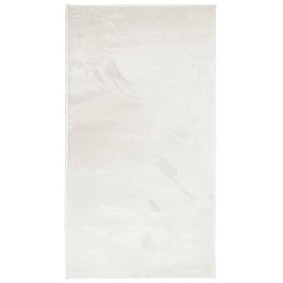 vidaXL Kilimas OVIEDO, smėlio spalvos, 80x150cm, trumpi šereliai