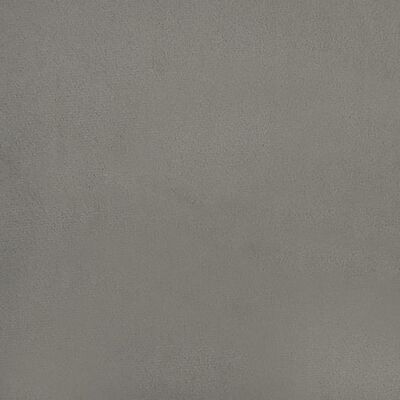 vidaXL Lovos rėmas, šviesiai pilkos spalvos, 140x190 cm, aksomas