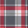 vidaXL Saulės poilsio pagalvė Plaidas Raudona ir pilka 178 x 60 x 4 cm