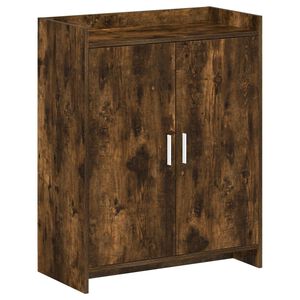 vidaXL Batu skrynia Dūminio ąžuolo 73,5 x 36 x 92 cm Apdirbta mediena