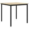 vidaXL Valgomieji stalai 80 x 80 x 75 cm Apdirbta mediena Kvadrato