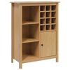 vidaXL Vyno spinta HILL Medus ruda 79.5 x 40 x 107.5 cm