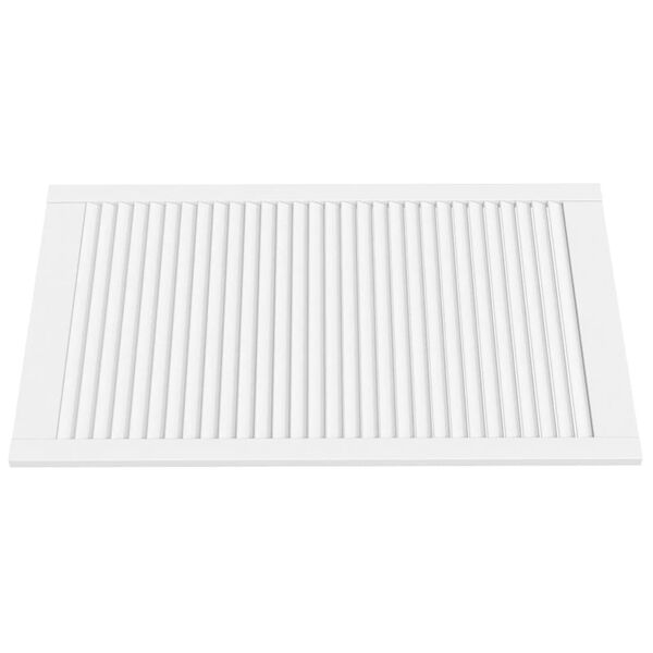 vidaXL Spintelės durelės, 4vnt., baltos, 99,3x59,4cm, pu&scaron;is