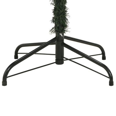 vidaXL Kalėdų eglutė su šarnyrinėmis šakomis/kankorėžiais, 210 cm