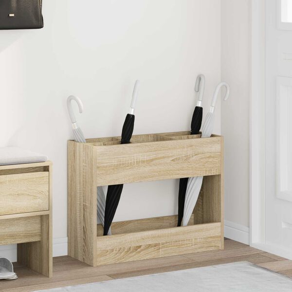 vidaXL Sandėliavimo kabliukas ir laikiklis su saugykla Sonoma ąžuolas