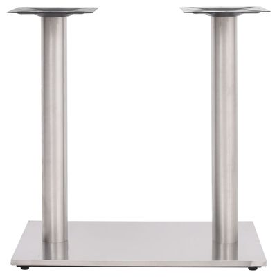 vidaXL Bistro stalo koja, sidabrinės spalvos, 70x40x72cm, plienas