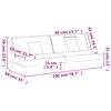 vidaXL Sofa-lova, &scaron;viesiai pilkos spalvos, aksomas