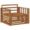 vidaXL 2 vnt. Lauko sofa Natūrali