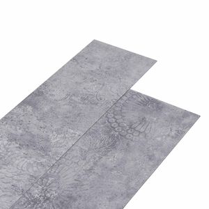vidaXL Grindų lentos Pilka 5,26 m&sup2; 18 vnt. PVC