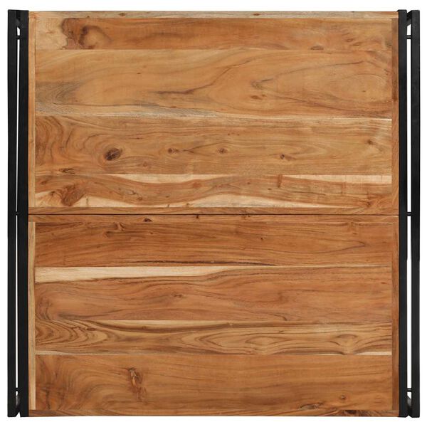 vidaXL Kavos staliukas 100x100x35 cm Akacijos masyvo