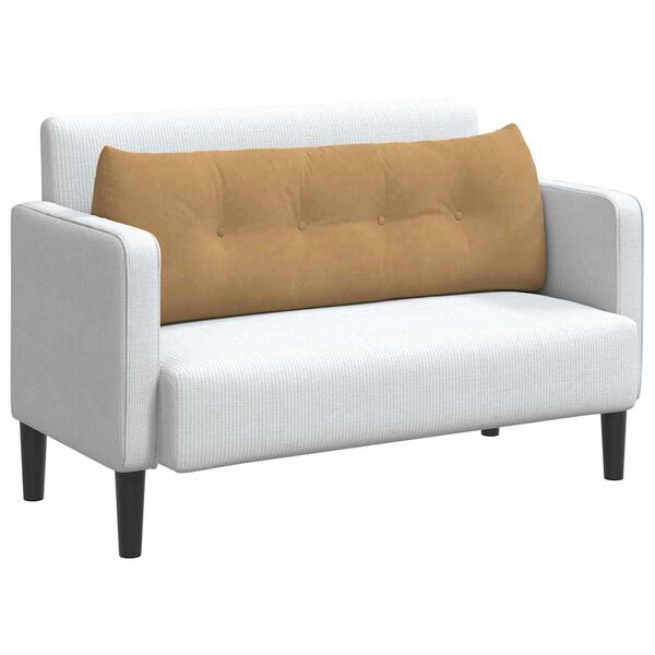 vidaXL Apsaugos Pagalvė Ruda 140 x 24 x 50 cm Aksomas