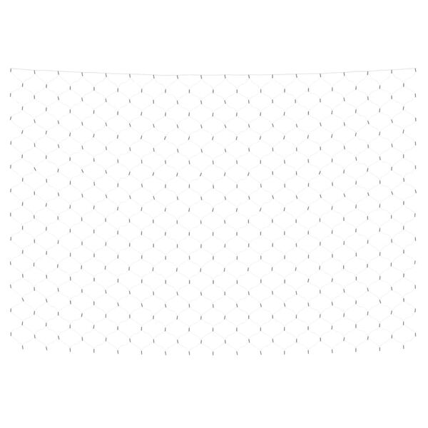 vidaXL Kalėdinių lempučių tinklas, 3x3m, 306 šiltos baltos LED