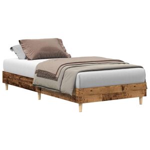 vidaXL Lovos rėmas Be čiužinio 90x190 cm Inžinierinė mediena