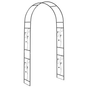 vidaXL Sodo arka Juoda 115 x 37 x 231 cm