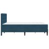 vidaXL Lovos rėmas su čiužiniu Mėlyna 120 x 190 cm Aksomas