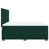 vidaXL Lova su spyruoklėmis ir čiužiniu, žalia, 180x200 cm, aksomas