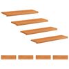vidaXL Laiptų pakopos 8 vnt. 100 x 30 x 2 cm &Scaron;viesiai rudas