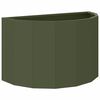vidaXL Lovelis Alyvuogių žalia 60 x 30 x 35 cm Plienas