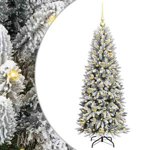 vidaXL Dirbtinė Kalėdų eglutė Balta 120 cm