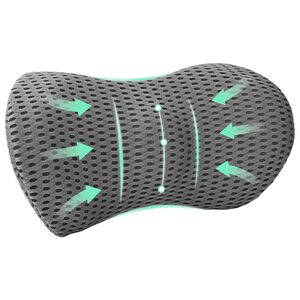 vidaXL Nugaros pagalvė Pilka Atminties putos 47,5 x 23 x 12 cm