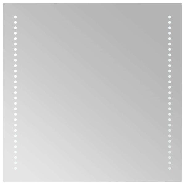 vidaXL Vonios kambario LED veidrodis, 50x50cm