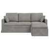 vidaXL Sofa &Scaron;viesiai pilka Bendri matmenys: 198 x 134 cm (P X G x A)