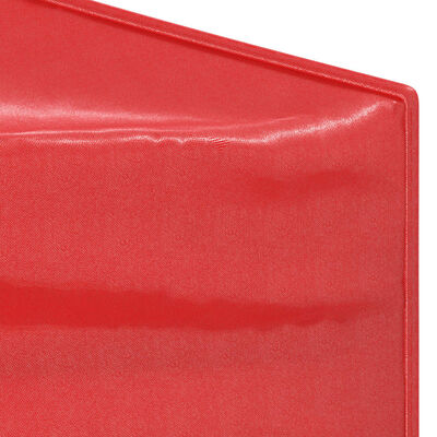 vidaXL Proginė palapinė su šoninėmis sienomis, raudona, 2x2m