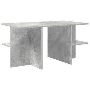 vidaXL Kavos staliukas Betono pilka 87 x 50 x 45 cm Dirbtinė mediena