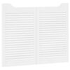vidaXL Sukamosios durys 2 vnt. 80 x 50 cm Pu&scaron;ies medienos masyvas