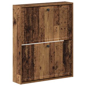 vidaXL Sieninis batų kabinetas EDE 71 x 17 x 86 cm Apdirbta mediena