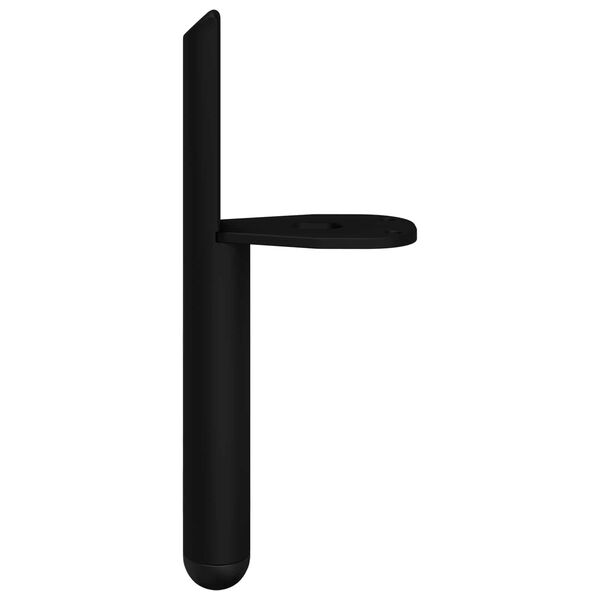 vidaXL Baldų kojelės 2 pcs Juoda 0 Geležis