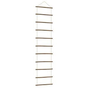 vidaXL sienų dekoravimo kopėčios 50x200 cm natūralios &scaron;akos