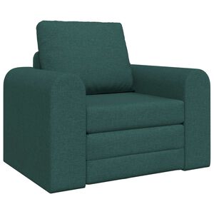vidaXL Sofa lova Tamsiai žalia 98 x 71 x 83 cm audinys