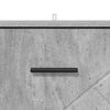vidaXL &Scaron;alia lovos spintelė su stalčių Betono pilka 38 x 38 x 66 cm