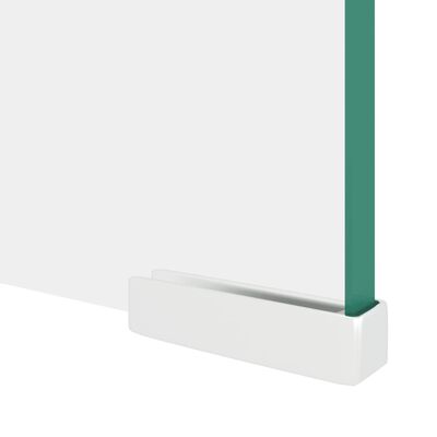 vidaXL TV stovas/monitoriaus pakyla, skaidrus stiklas, 120x30x13 cm