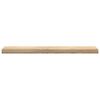 vidaXL Palangės, 2 vnt, 100x15x2 cm, neapdorotas ąžuolo medienos
