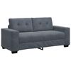 vidaXL Dvivietė sofa, tamsiai pilka, 180x77x82 cm, aksomas