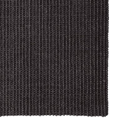 vidaXL Sizalio kilimėlis draskymo stulpui, juodos spalvos, 66x350cm