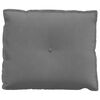 vidaXL Apsaugos Pagalvė Tamsiai pilka 60 x 50 cm Mikropluo&scaron;to audinys