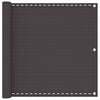 vidaXL Balkono Ekranas Antracito 120 x 700 cm HDPE ir aliuminis