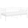 vidaXL Sofos-lovos rėmas, baltos spalvos, 90x200cm, metalas