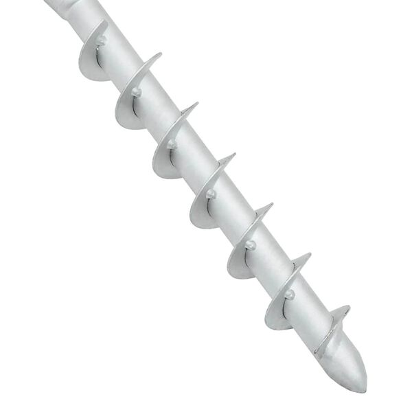 vidaXL Įkasamas skėčio pagrindas su strypu, 16x16x52cm, plienas