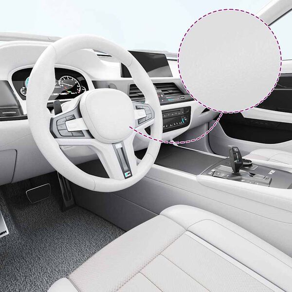 vidaXL Automobilio plėvelė, matinės baltos spalvos, 100x150cm