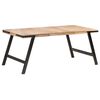 vidaXL Valgomojo stalas, 180x90x76cm, mango medienos masyvas