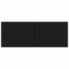 vidaXL Televizoriaus spintelė, juodos spalvos, 80x30x30cm, mediena