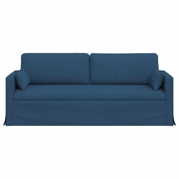 vidaXL Sofa Mėlyna 198 x 78 x 80 cm audinys